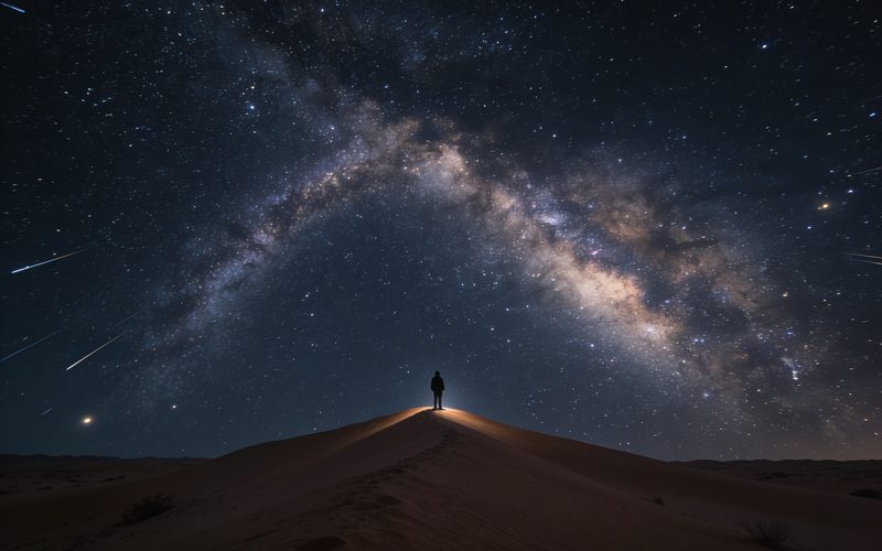 عکاسی نجومی — خروجی واقعی پرامپت این سبک